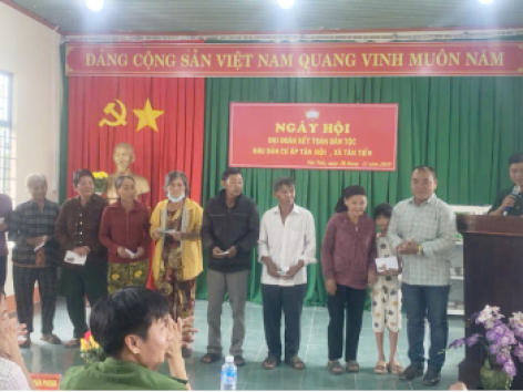 Công ty TNHH EG BioGreen đồng hành cùng Ngày hội Đại đoàn kết xã Tân Tiến